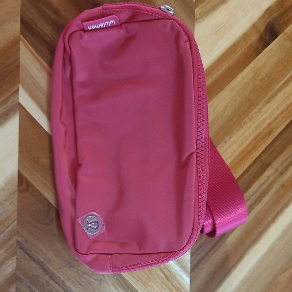 lululemon athletica small satchel in deep pink